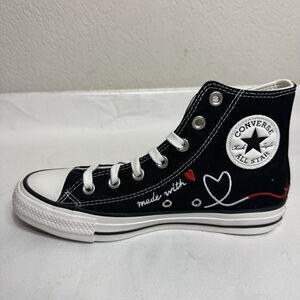 Converse Chuck Taylor ‘Made with Love’ High Top Sneakers Black Men 5/Women 7 New